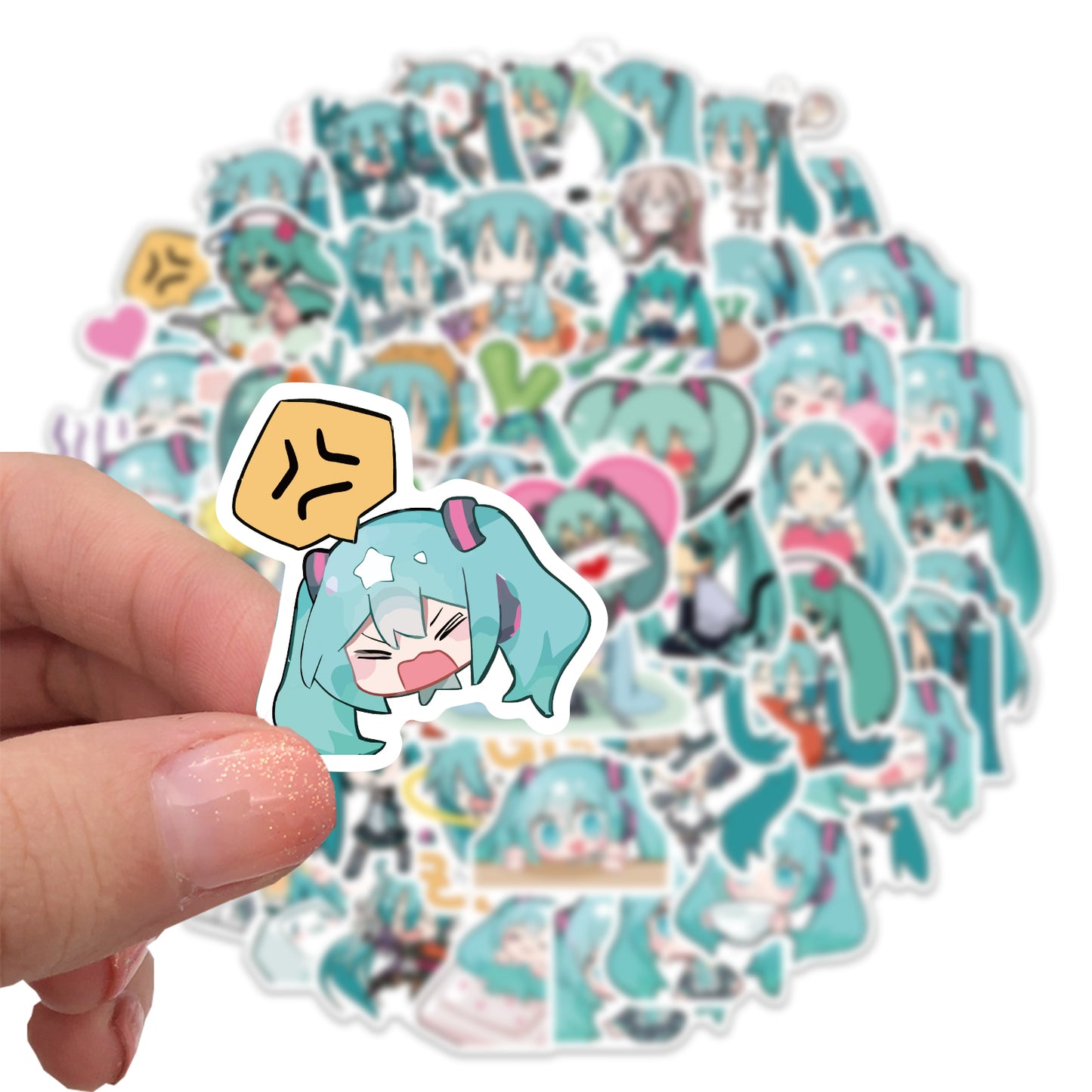 50pcs Hatsune Miku Stickers