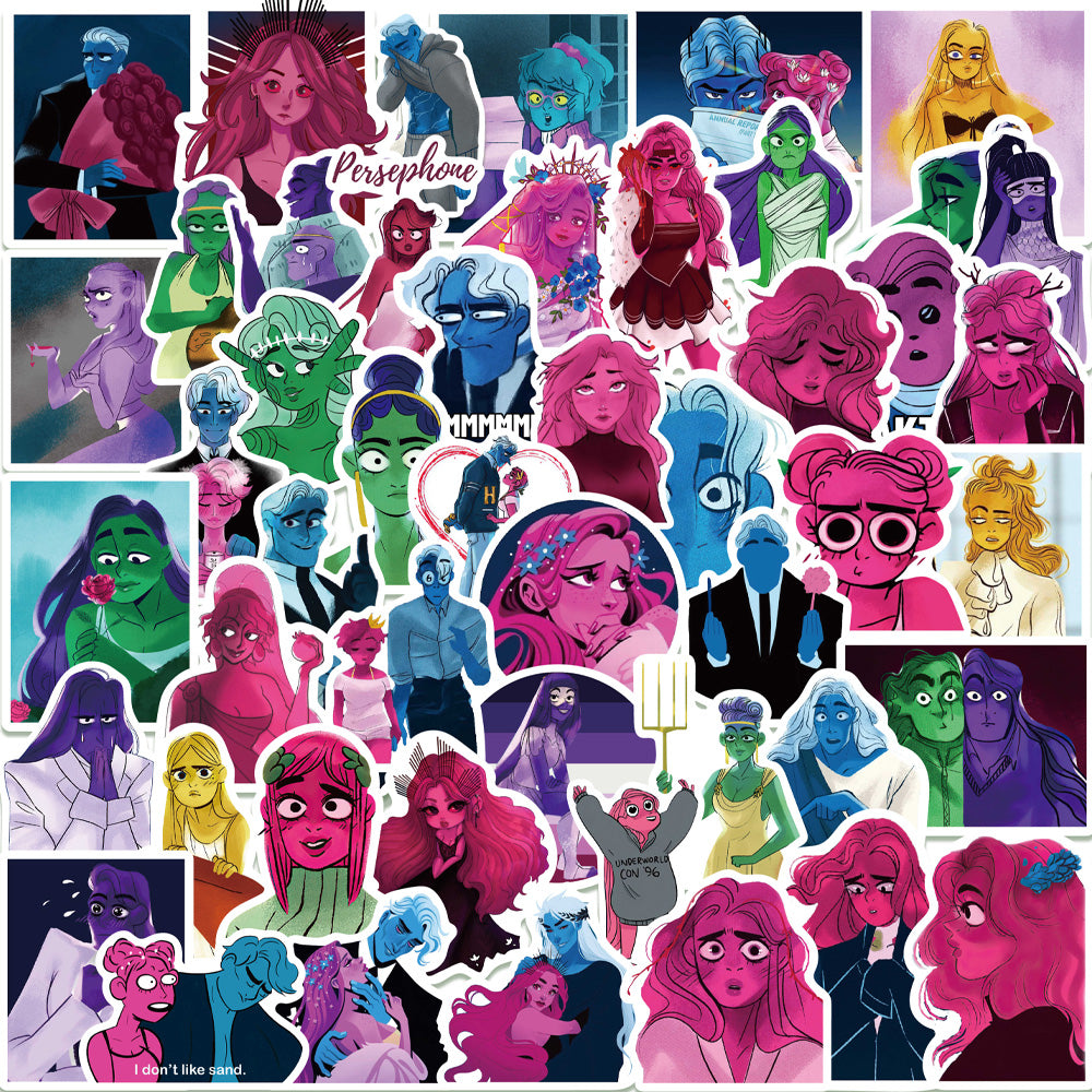 50pcs Lore Olympus TV Series Cartoon Stickers