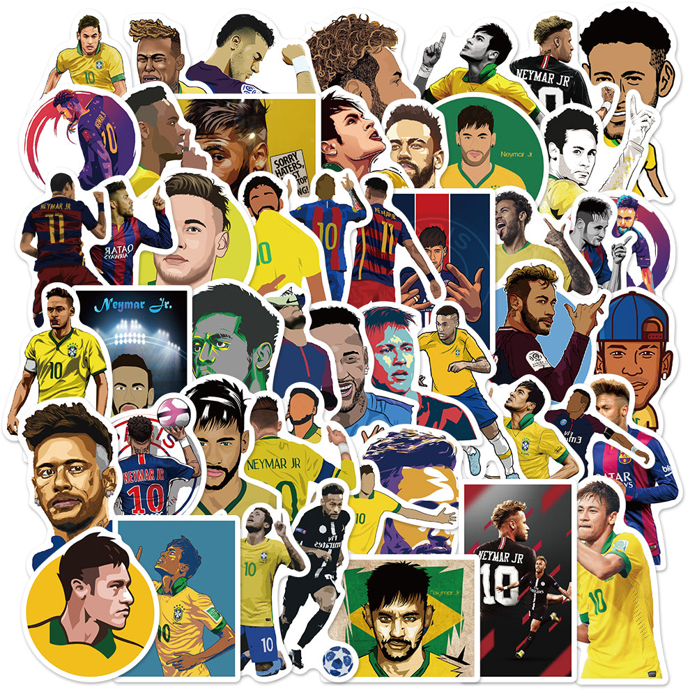 50pcs Neymar Football Sports Star Stickers