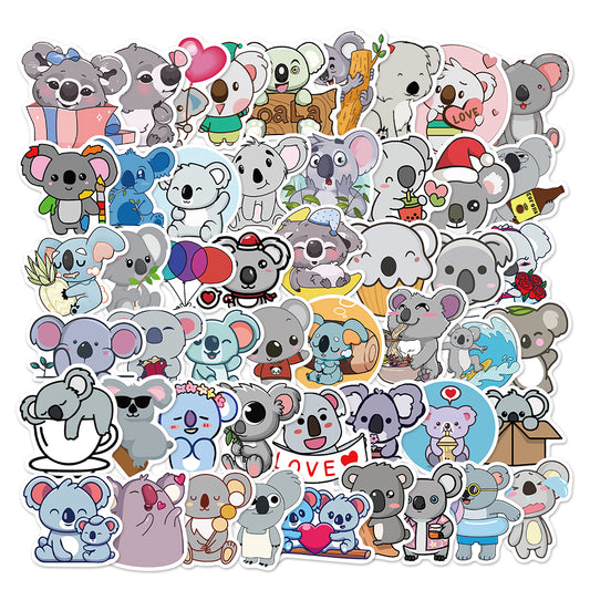 50pcs Koala 2 Cute Australia Animals Stickers