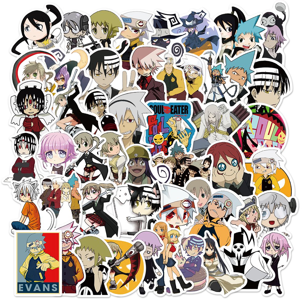 50pcs Soul Eater 1 Japan Anime Stickers