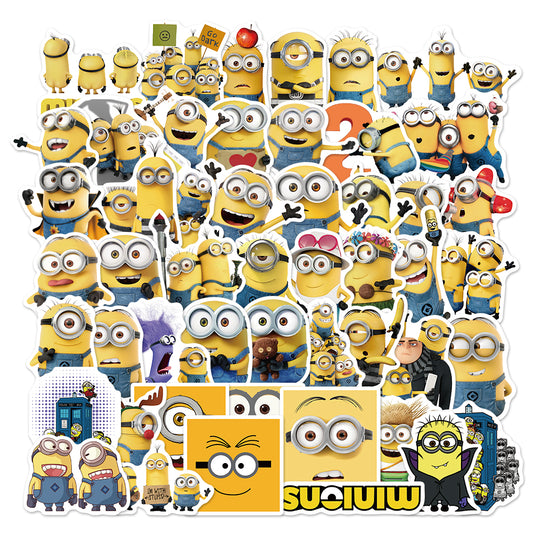 50pcs Minions 2 Cute Cartoon Movie Stickers