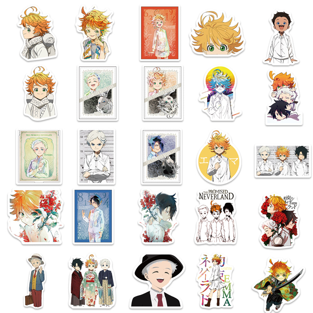 50pcs The Promised Neverland 2 Japan Anime Emma Stickers