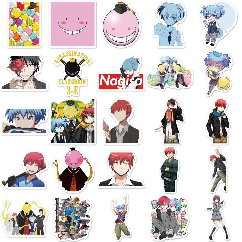 50pcs Assassination Classroom 2 Japan Anime Stickers