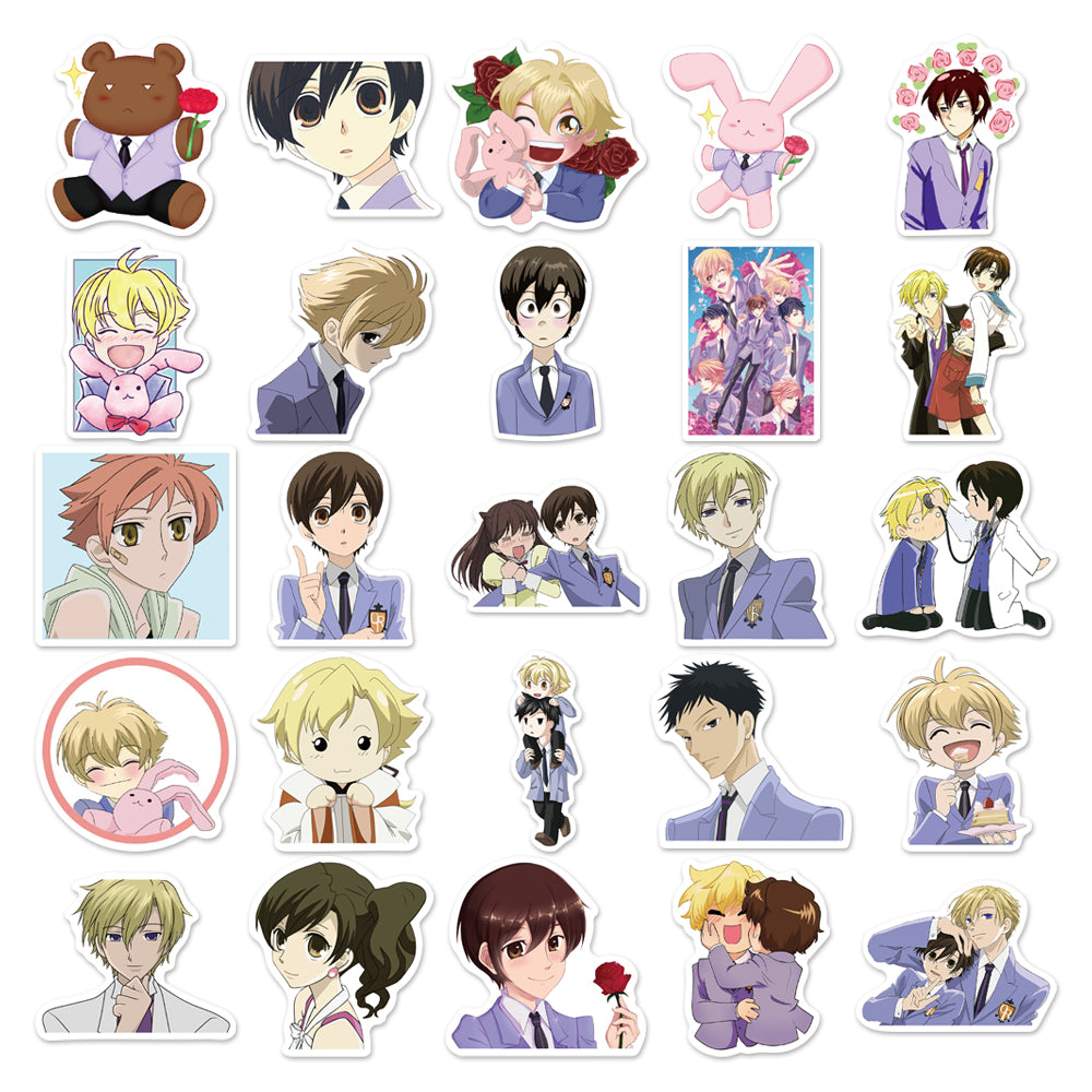 50pcs Ouran High School Host Club Japan Anime Stickers