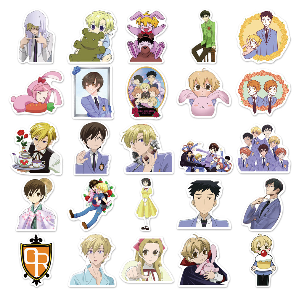 50pcs Ouran High School Host Club Japan Anime Stickers