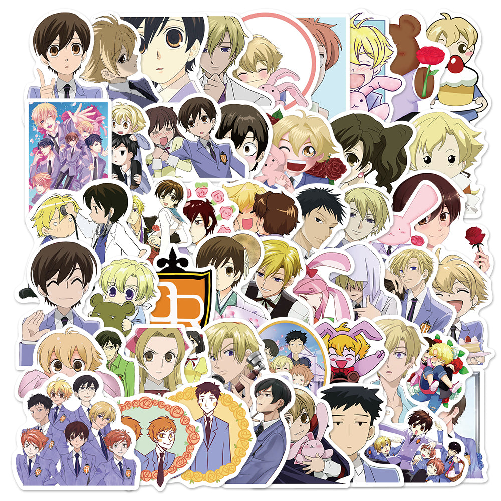 50pcs Ouran High School Host Club Japan Anime Stickers