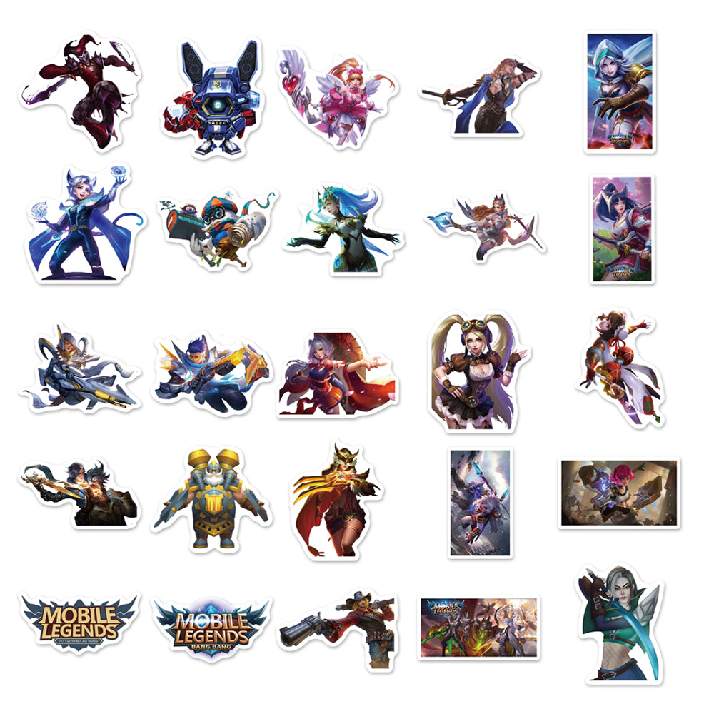 50pcs Mobile Legends Stickers – AU Sticker World