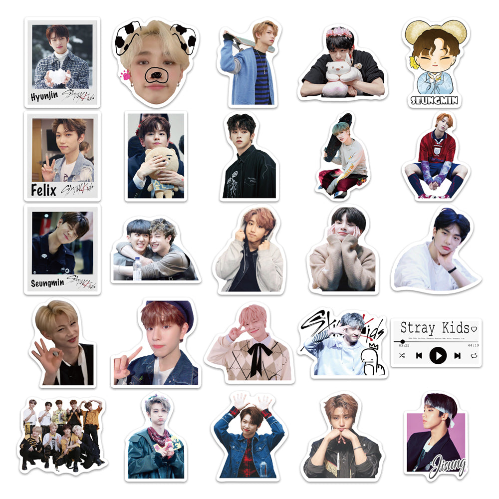 50pcs Stray Kids 1 Stickers AU Sticker World 50pcs-stray-kids-1-stickers-au-sticker-world