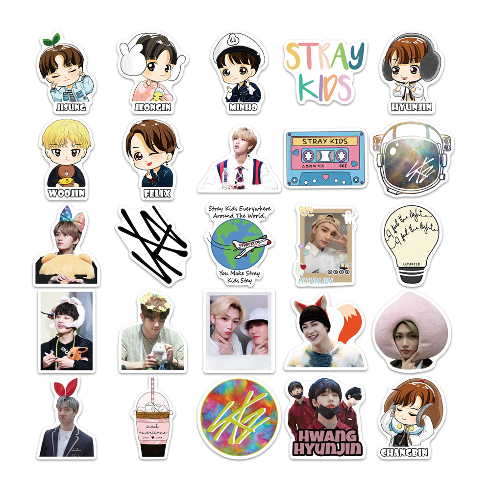 50pcs Stray Kids 1 Stickers – AU Sticker World
