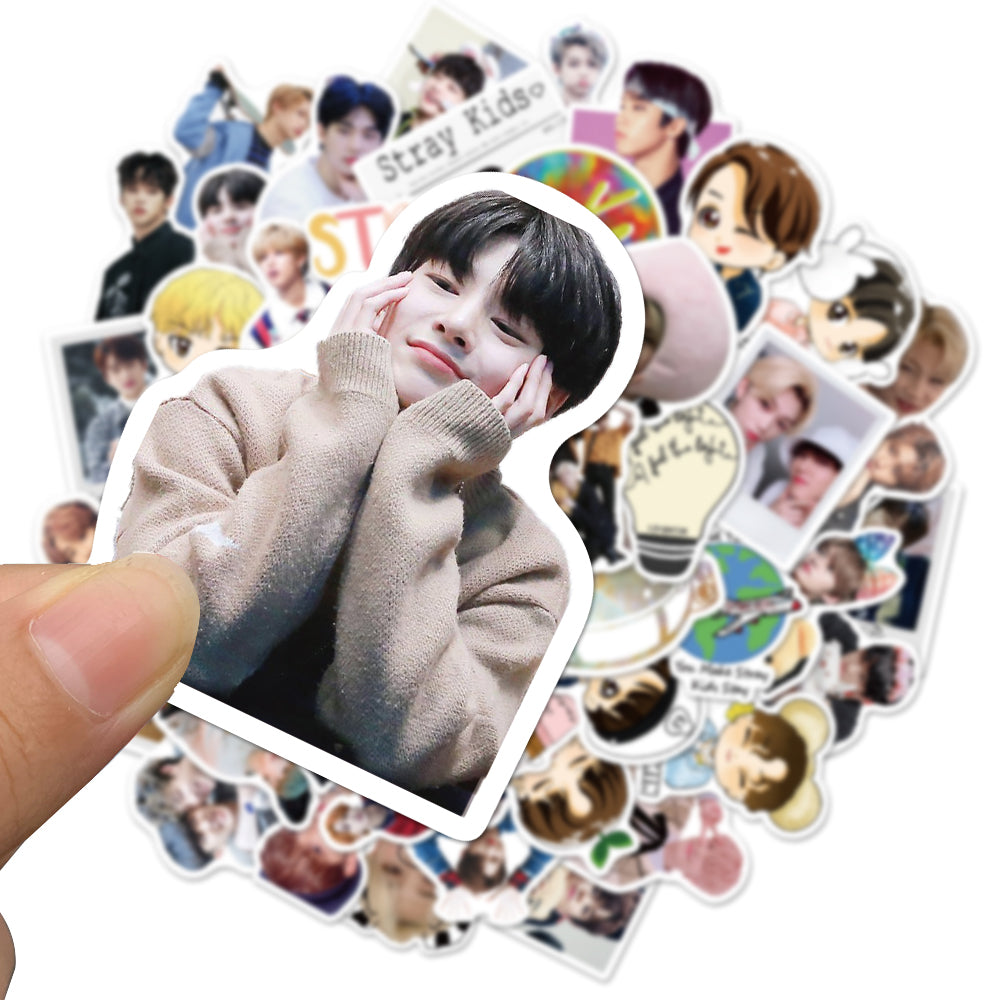 50pcs Stray Kids 1 K-pop Group Idol Stickers