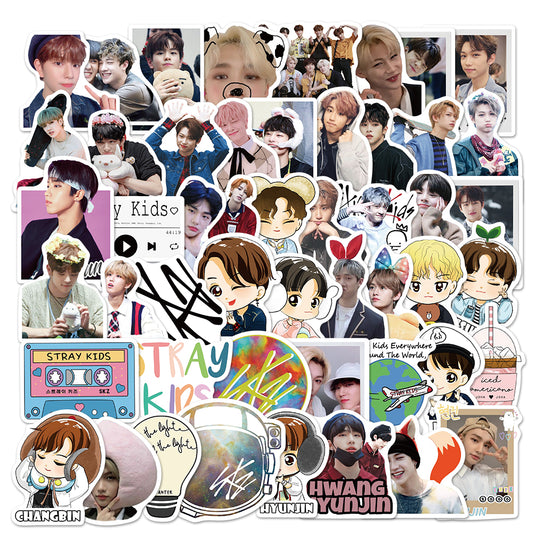 50pcs Stray Kids 1 K-pop Group Idol Stickers