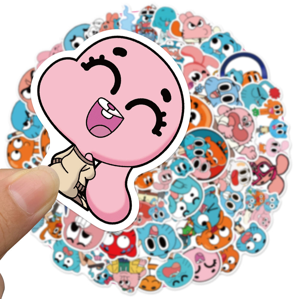 Gumball Rally Sticker 50pcs Amazing World Gumball 1 Stickers – AU Sticker World