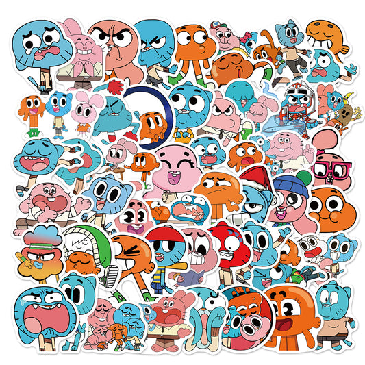 50pcs Amazing World of Gumball 1 Animated Comedy Stickers