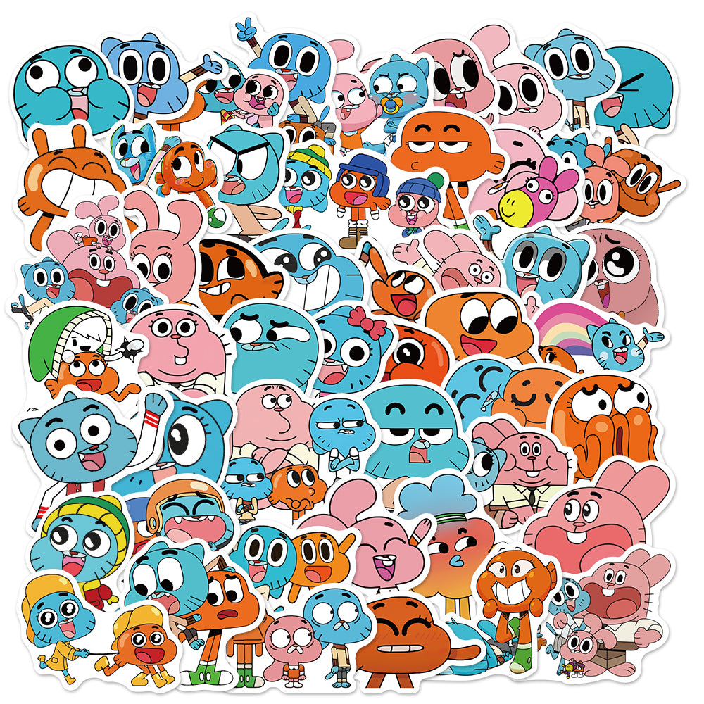 50pcs Amazing World Gumball 2 Stickers – AU Sticker World