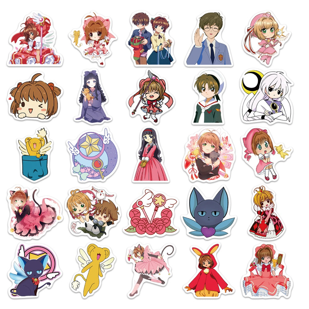 50pcs Cardcaptor Sakura 1 Japan Anime Stickers