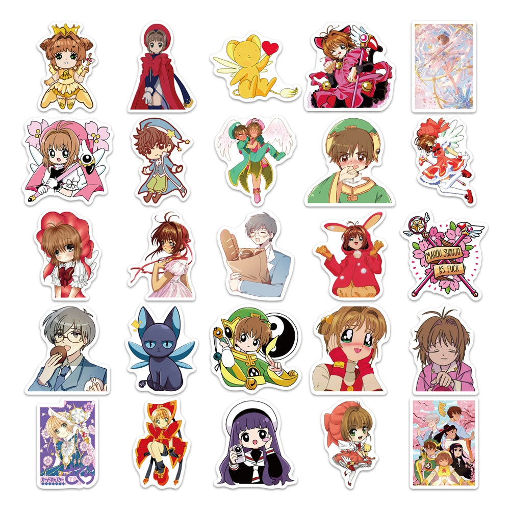 50pcs Cardcaptor Sakura 2 Japan Anime Stickers