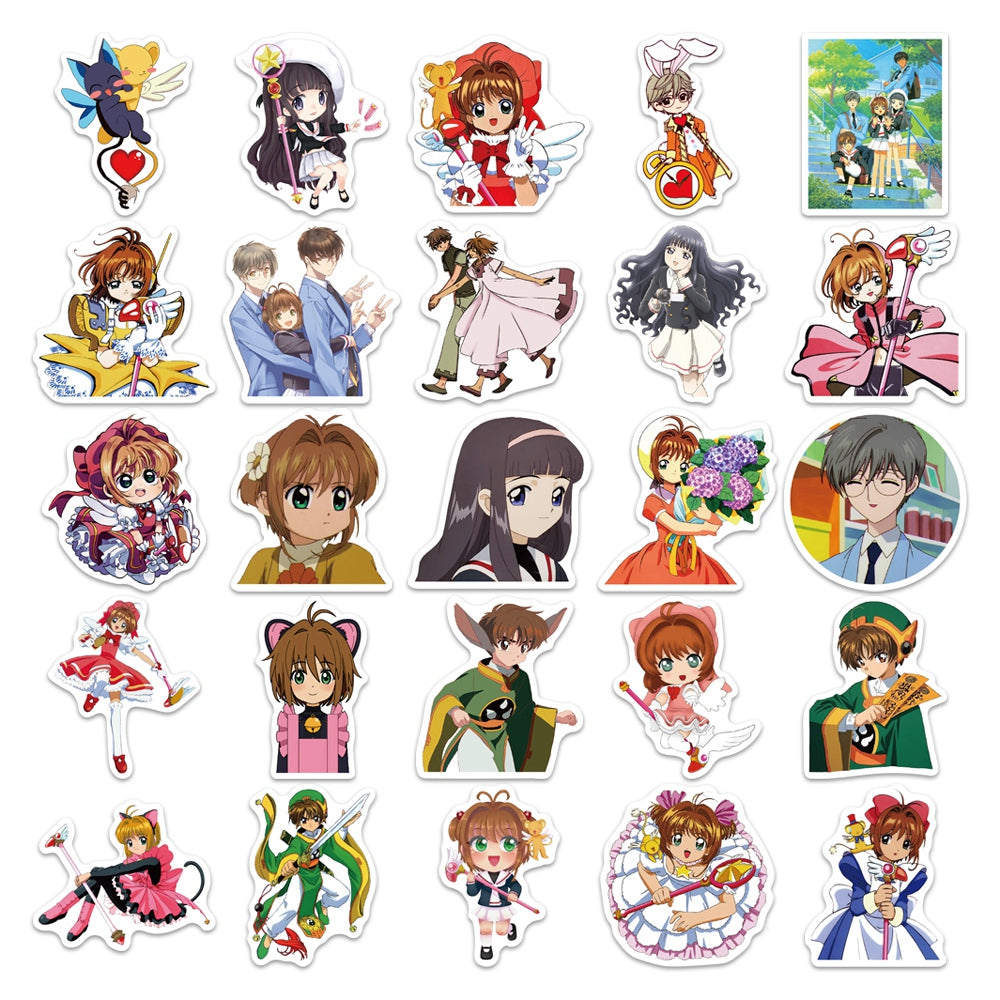 50pcs Cardcaptor Sakura 2 Japan Anime Stickers