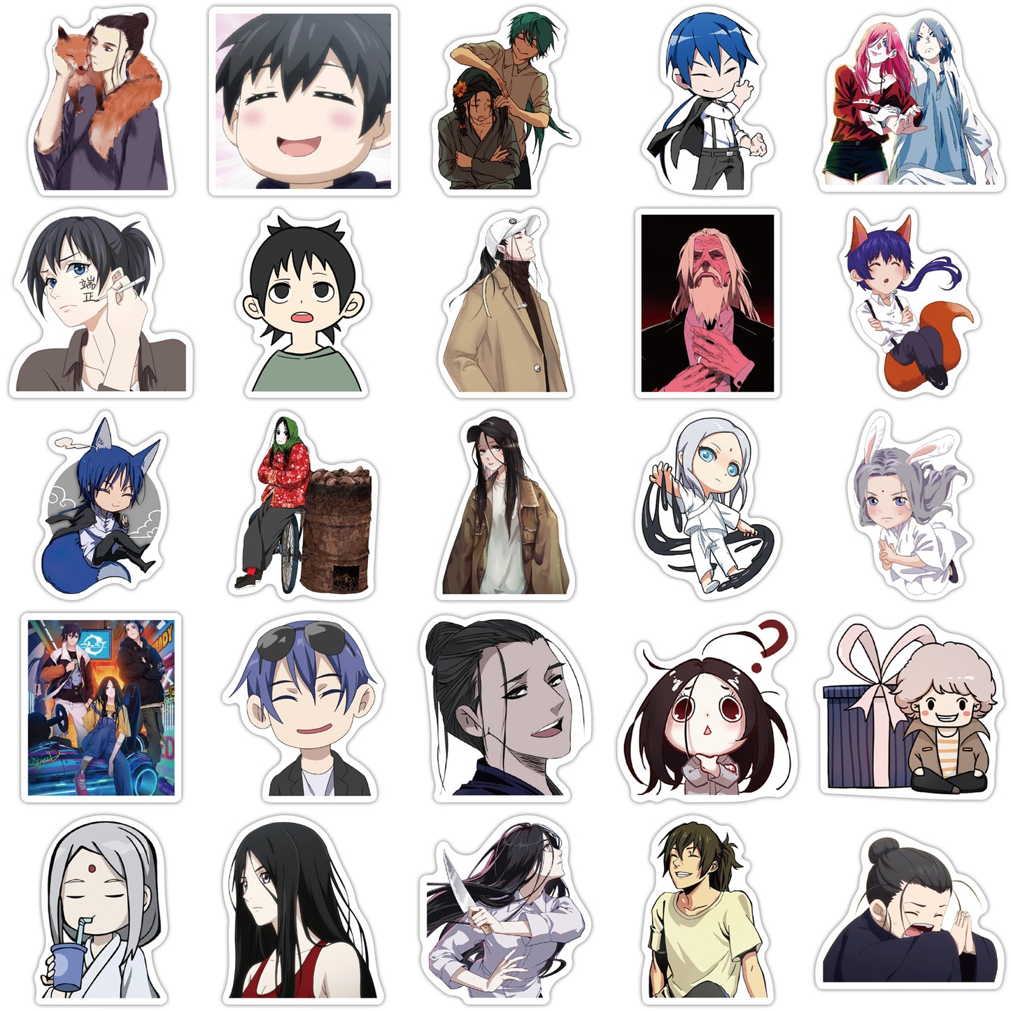 50pcs Under One Person Anime Stickers