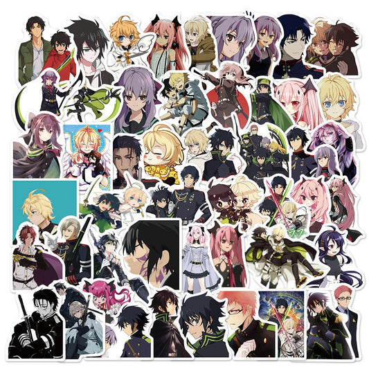 50pcs Seraph of the End Japan Anime Stickers