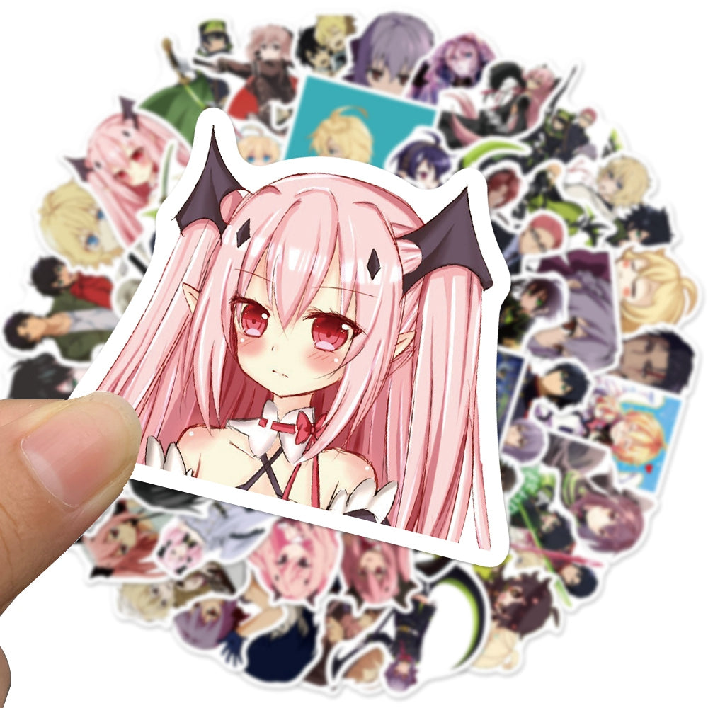 50pcs Seraph of the End Japan Anime Stickers