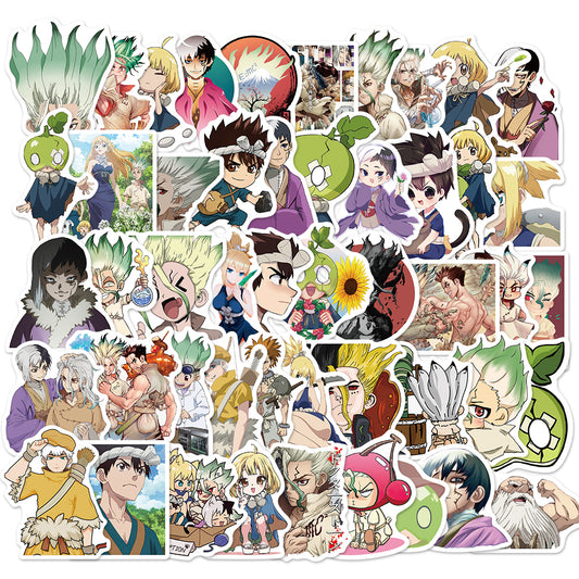 50pcs Dr. Stone Stone Wars 1 Japan Anime Stickers