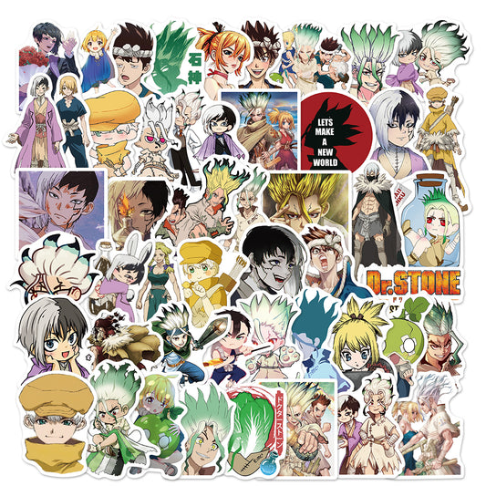 50pcs Dr. Stone Stone Wars 2 Japan Anime Stickers