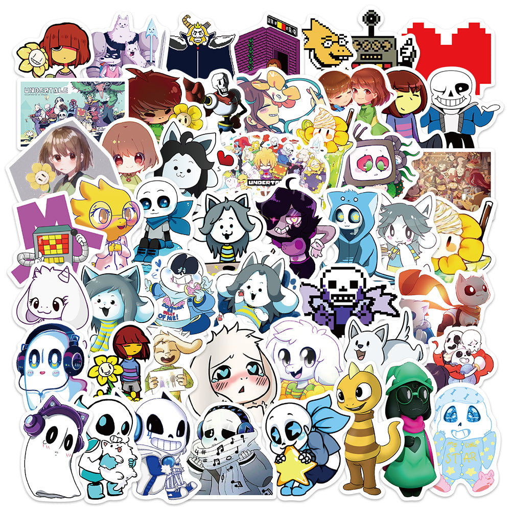 50pcs Undertale 2 RPG Game Stickers