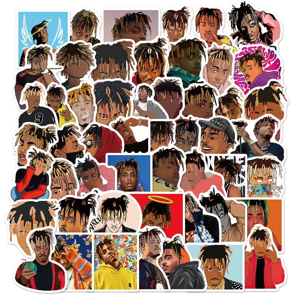 50pcs Juice WRLD Pop Music Singer Stickers