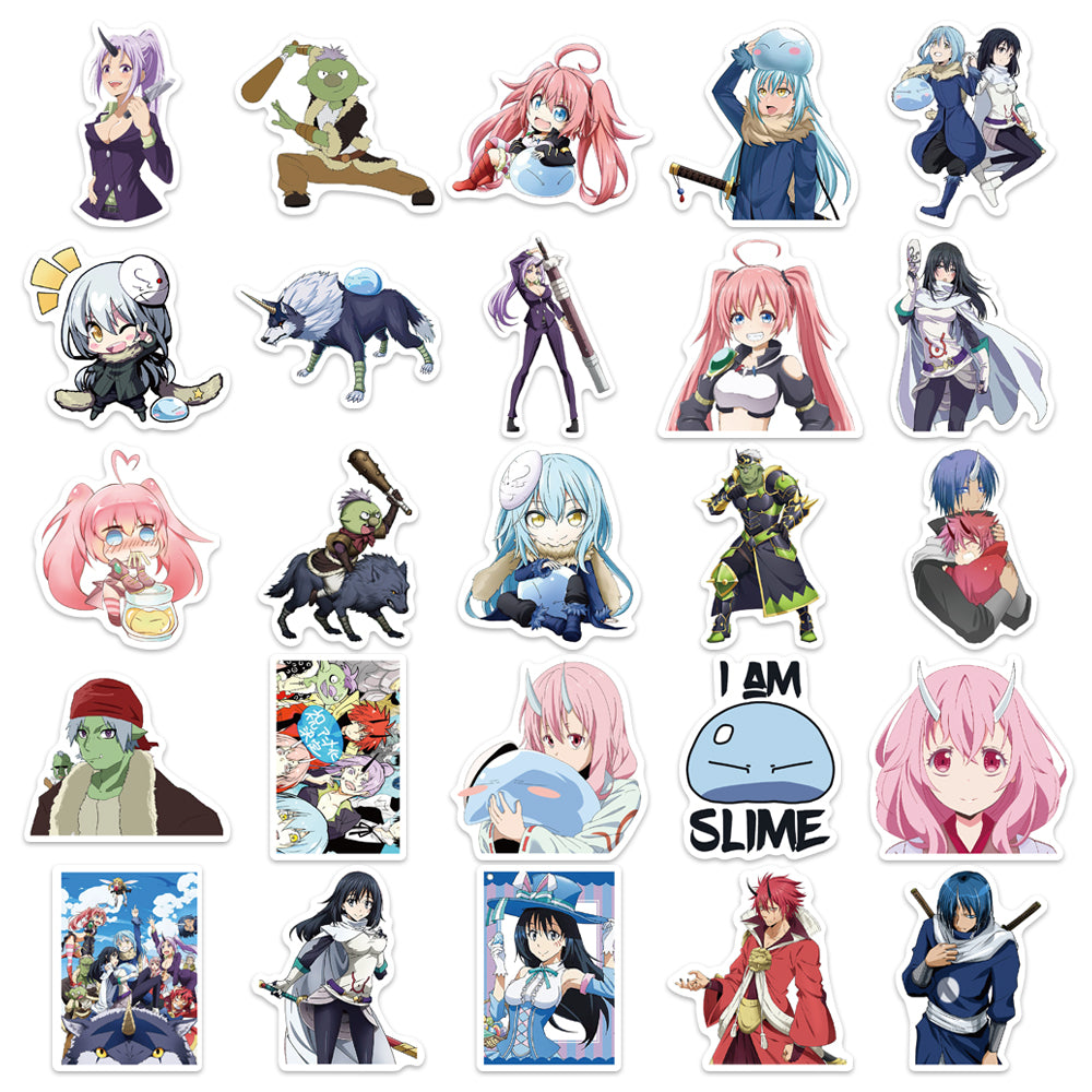 50pcs Got Reincarnated as a Slime 1 Japan Anime Stickers