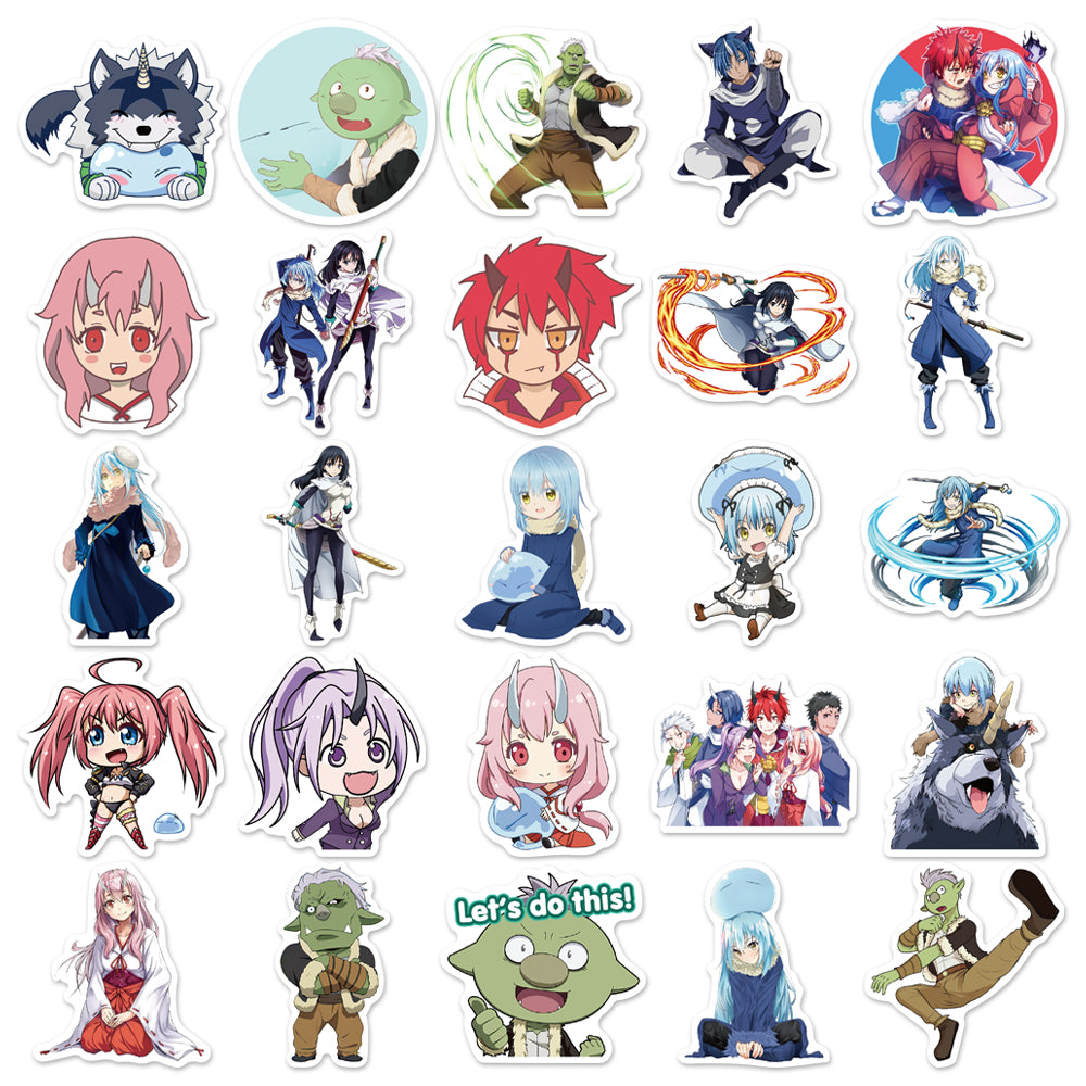 50pcs Got Reincarnated as a Slime 1 Japan Anime Stickers