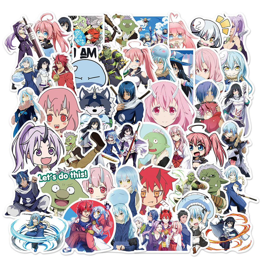 50pcs Got Reincarnated as a Slime 1 Japan Anime Stickers