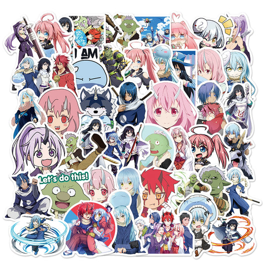 50pcs Got Reincarnated as a Slime 1 Japan Anime Stickers