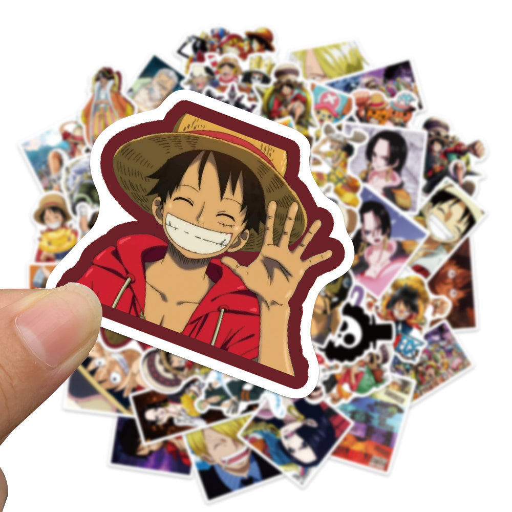 50pcs One Piece Stampede Japan Anime Stickers