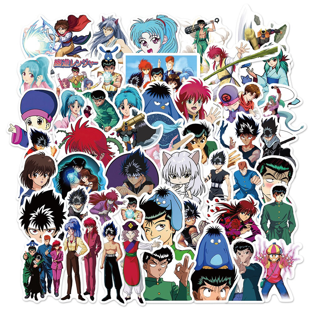 50pcs YuYu Hakusho 1 Japan Anime Stickers