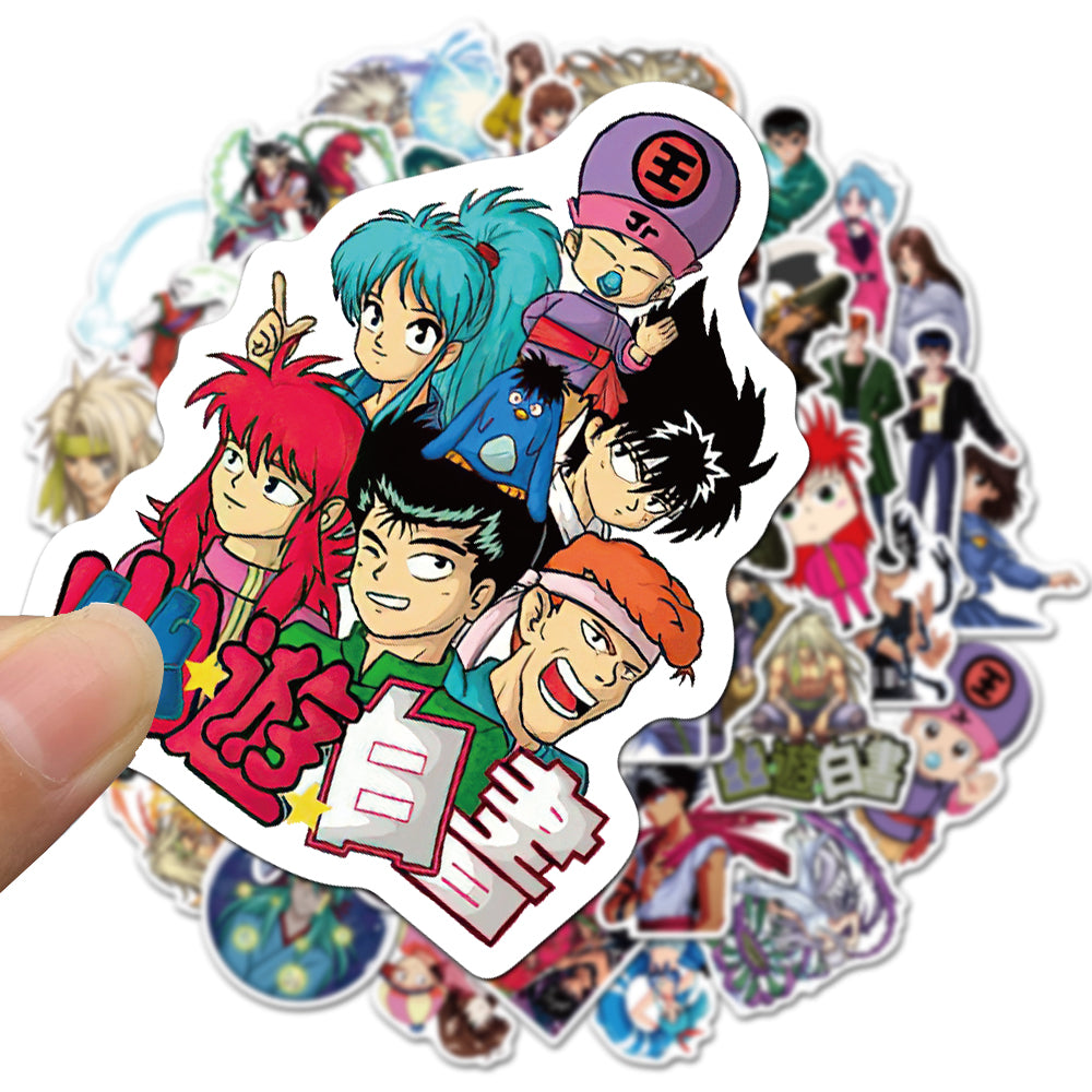 50pcs YuYu Hakusho 2 Japan Anime Stickers