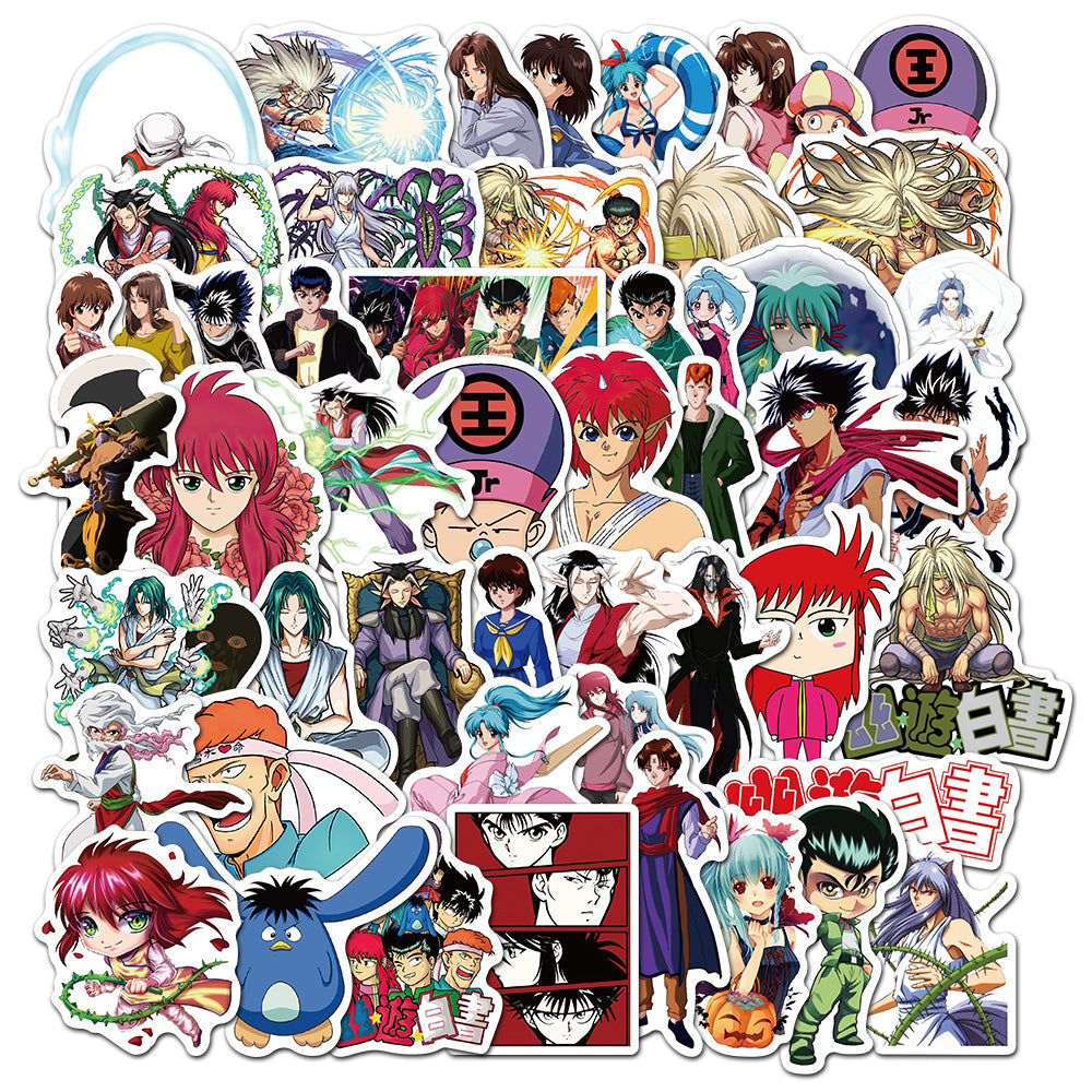 50pcs YuYu Hakusho 2 Japan Anime Stickers