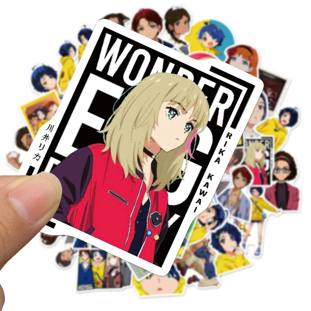 50pcs Wonder Egg Priority Japan Anime Stickers