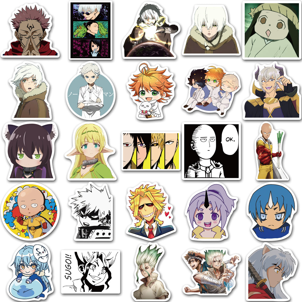 50pcs Anime Characters Collection 4 Attack on Titan Stickers