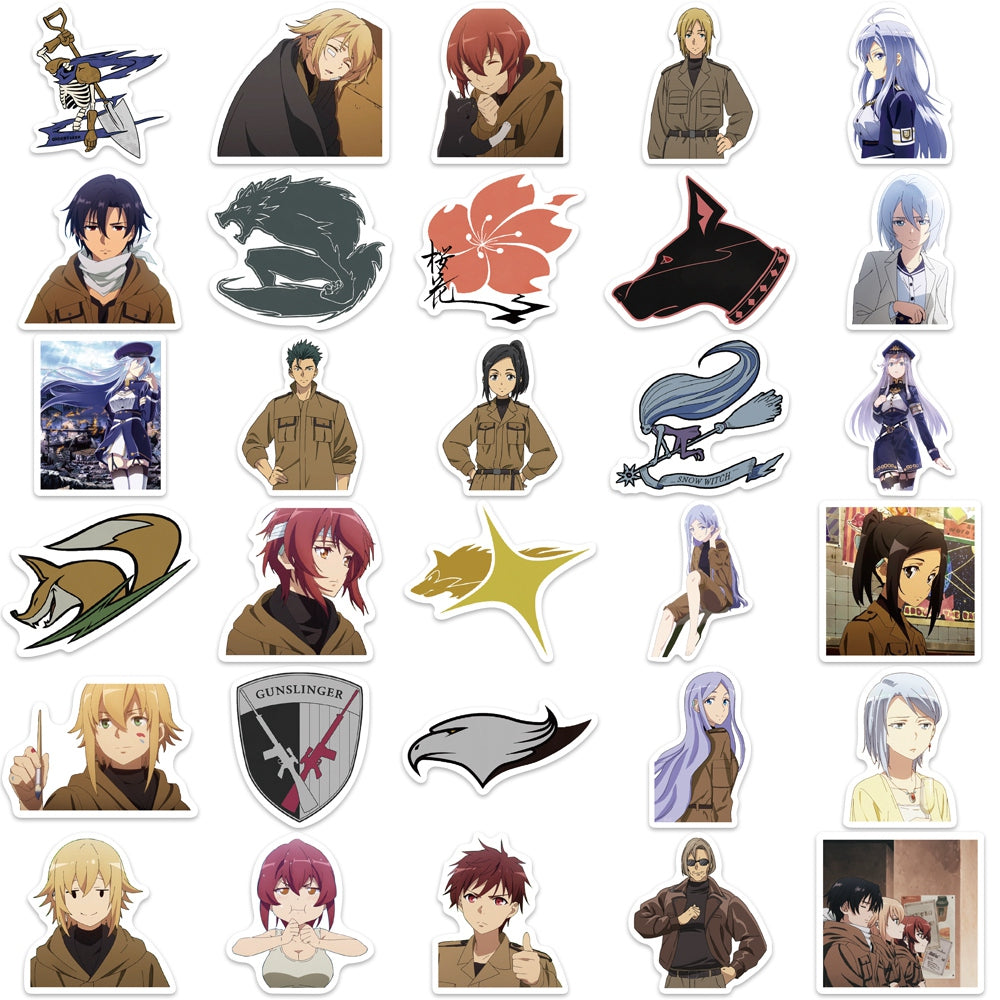 50pcs 86 Eighty Six Japan Anime Stickers