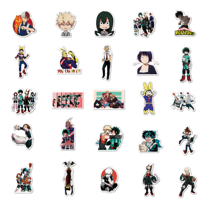 50pcs My Hero Academia 2 Stickers