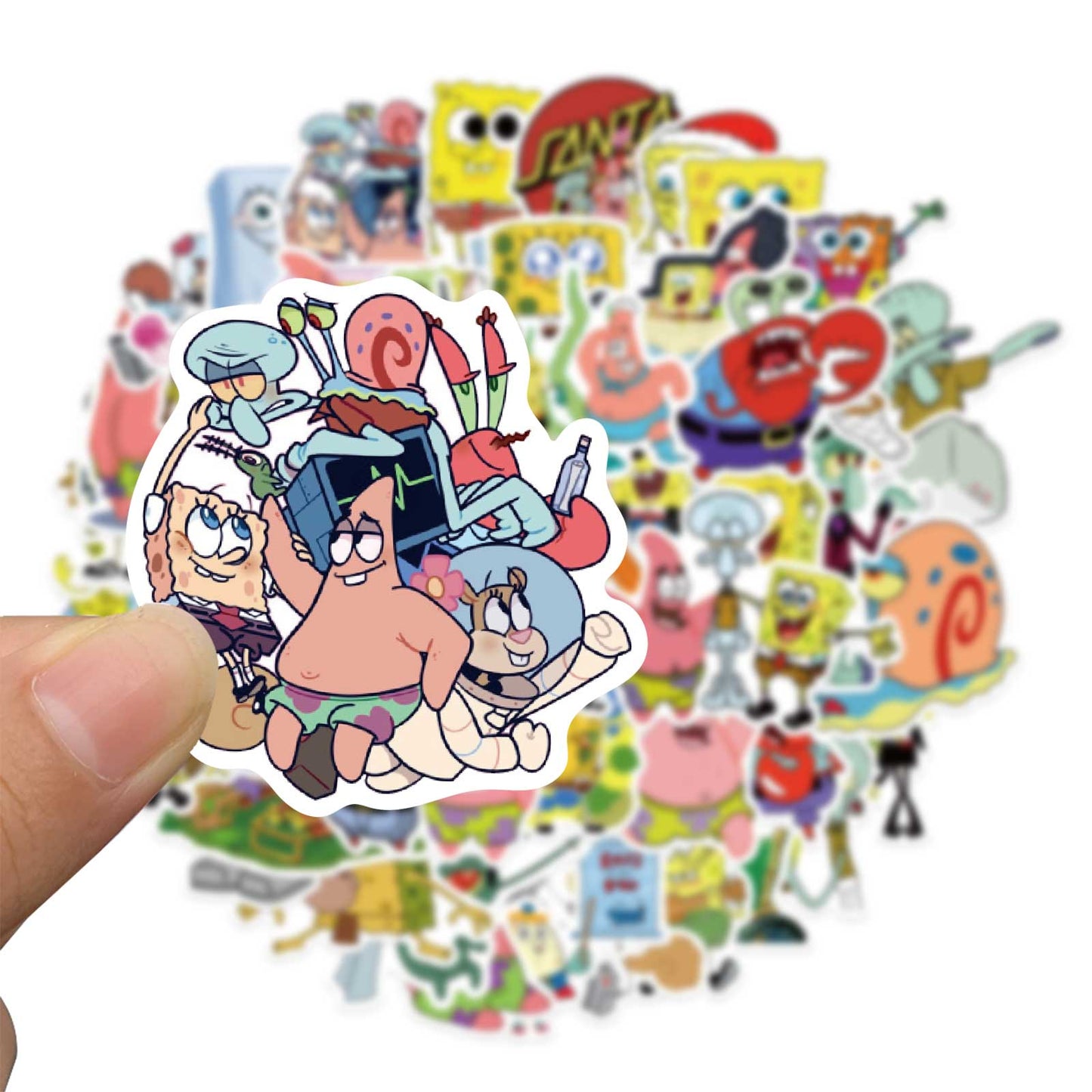 50pcs SpongeBob 2 Stickers