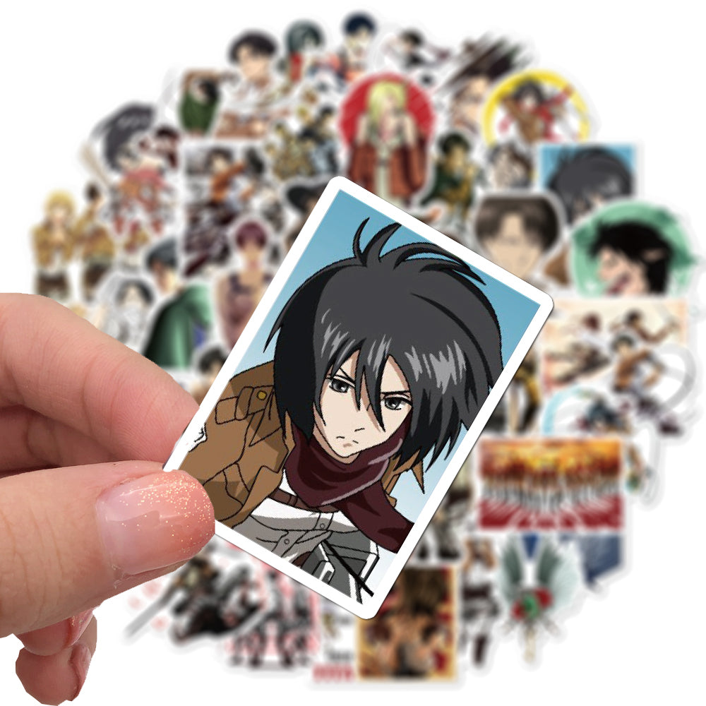 50pcs Attack on Titan 2 Stickers