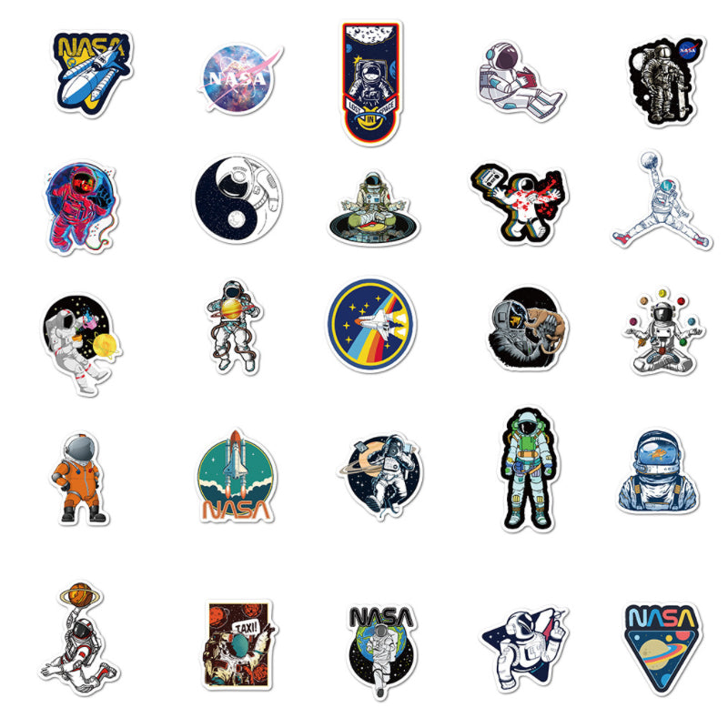 50pcs Nasa 2 Stickers