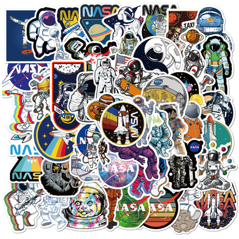 50pcs Nasa 2 Stickers