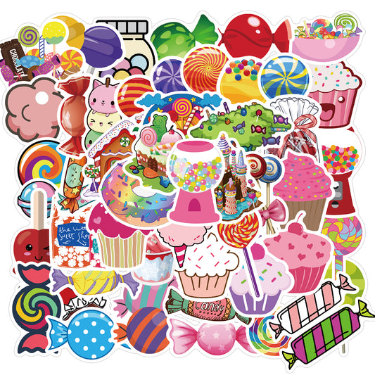 50pcs Candy Stickers