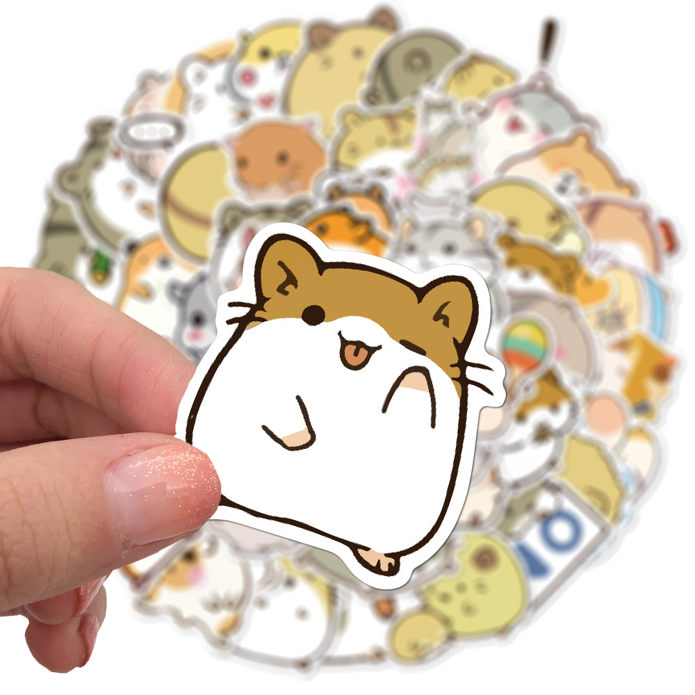 Hamseter Sticker 50pcs Hamsters 1 Stickers – AU Sticker World