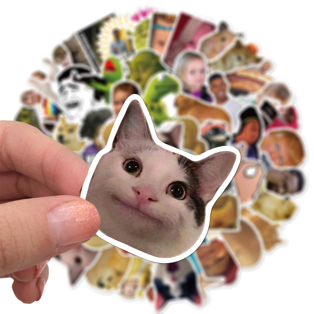 50pcs Meme 3 Stickers