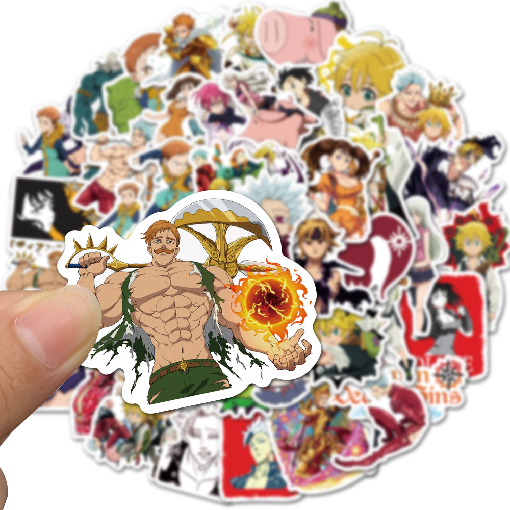 50pcs Seven Deadly Sins 2 Stickers