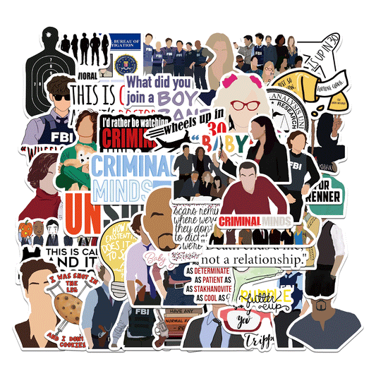 50pcs Criminal Minds Stickers